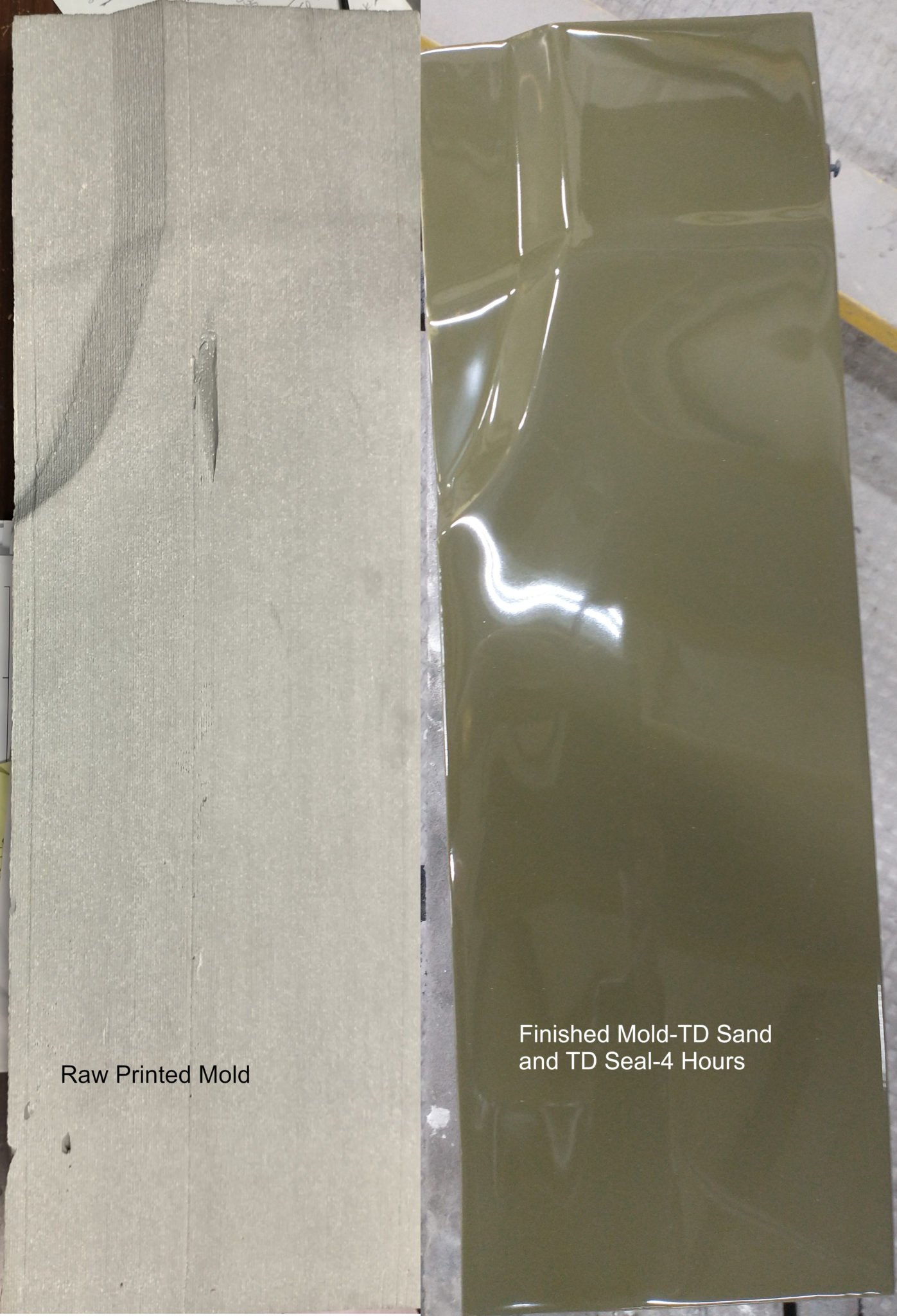 Mold surface comparison