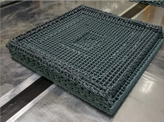 Layer lines on a sparse printed thermoforming mold before finishing